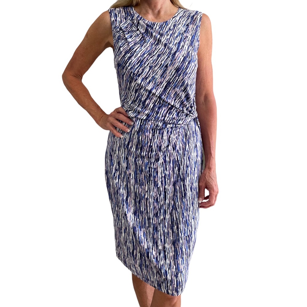 NIC+ZOE Sleeveless, Multi-colored,  partially lined dress in Sz Small.